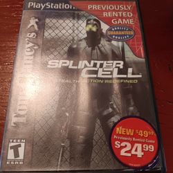 Playstation 2 Splinter Cell 