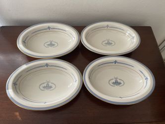 4 English China Lamberton Ivory Antique 