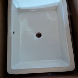 Kohler Verticyl 19 3/4 In. Rectangular Undermount Sink White