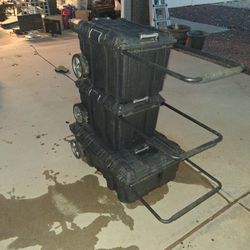 3 Husky Packouts Tool Box Storage Mobile Secure Tool Boxes