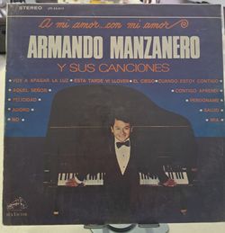 1967 vinyl album A Mi Amor... Con Mi Amor - Armando Manzanero.