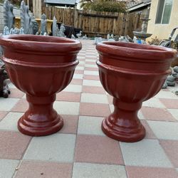 New Flower Pots Made Out Of Cement Perfect Gift 