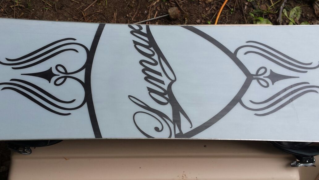 Lamar ultra 163 cm snowboard with bindings and