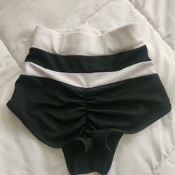 Extra Small/Small Size Bikini Bottom High Rise (Scrunch-butt) 