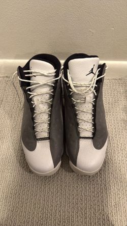 Size 13 Jordan gray/white
