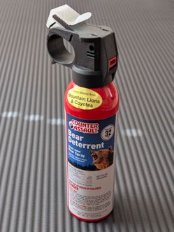 UNUSED bear spray (also for mountain lions and coyotes)