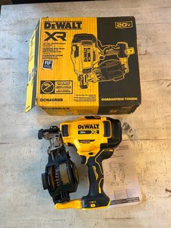 DEWALT 20V MAX 15-Degree Electric Cordless Roofing Nailer (Battery Not Included)