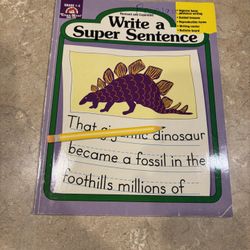 Write A Super Sentence Teacher Manual Book, Unused