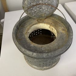 Antique Floating Fishing Live well 