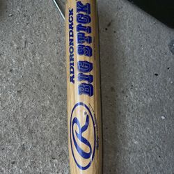 Rawlings Adirondack Big Stick 33” 26 Oz Wooden Official Softball Bat 