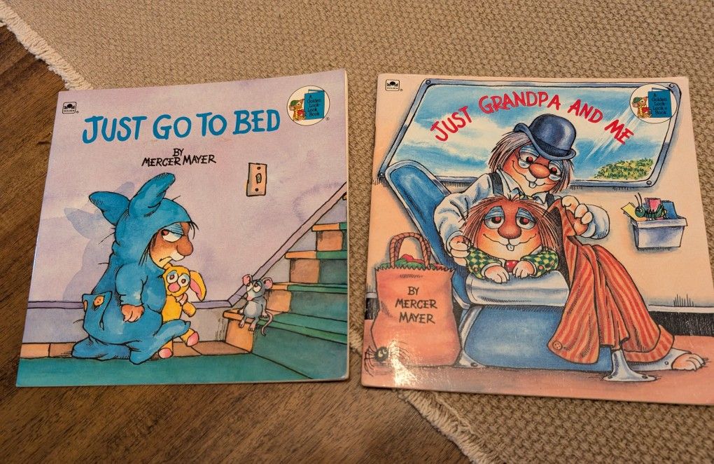 2 Little Critter Books; Mercer Mayer Books Children Kids Picture Books