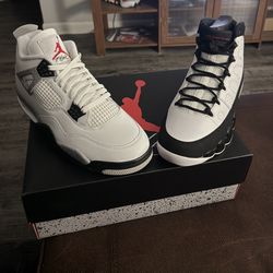Brand New Air Jordan 4s And Air Jordan 9 Space Jam Men Size 12