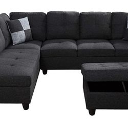 New Sectional And Ottoman 
