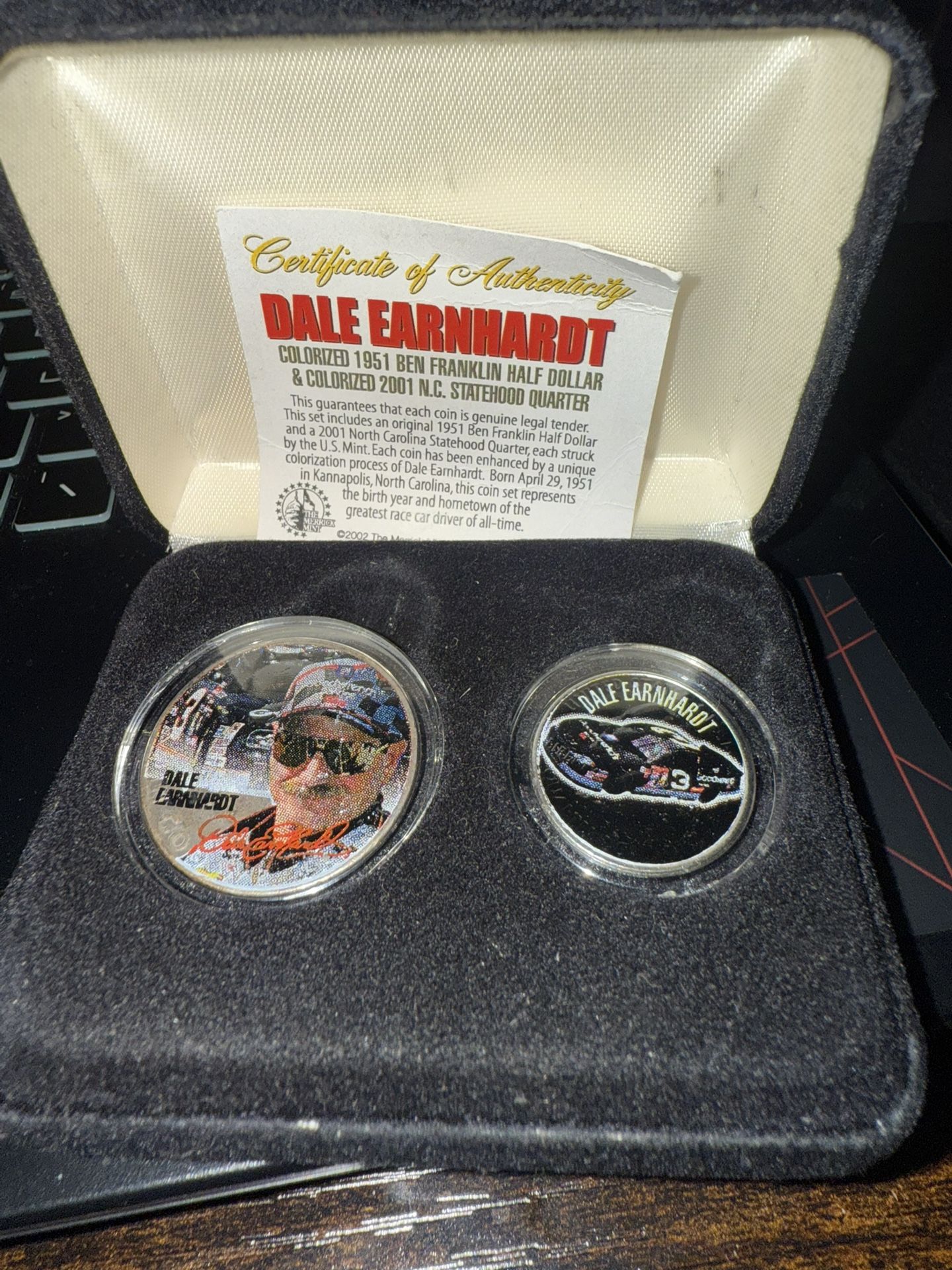 Dale Earnhardt Collector Coins