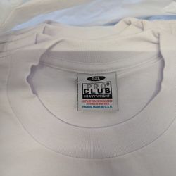 Brand NEW Pro Club Shirts White