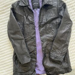 Leather Jacket Size Small 