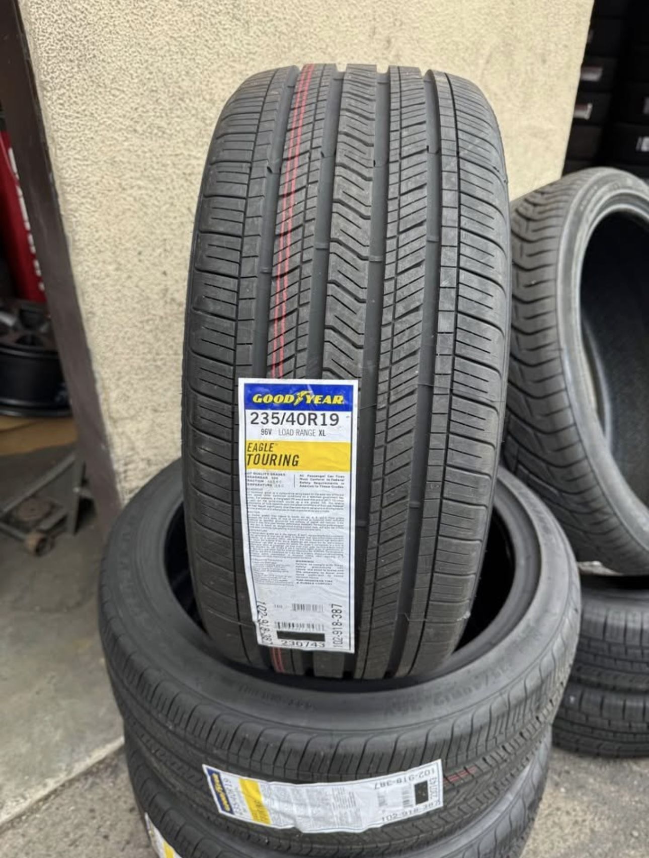 235/40R19 Goodyear Eagl Touring 96V Brand New 4 Tires Free Mount Balance installed 235/40/19 AccorD