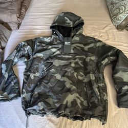 Camouflage Windbreaker Hoodie XL