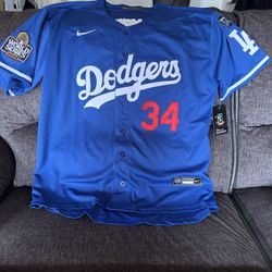 Dodgers Fernando Valenzuela jersey 