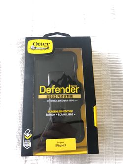 iPhone X defender otter box