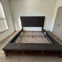  King-Sized Ashley’s Bed w/ Storage 