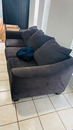 Grey Oversized Couch
