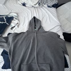 Gray Blank Hoodie (Los Angles Apparel)