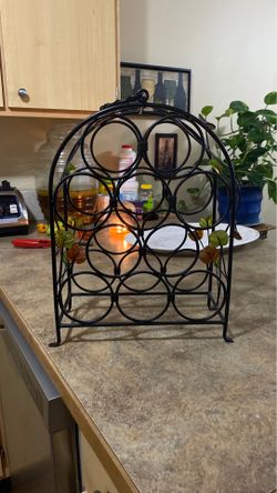 10 bottle wine frame