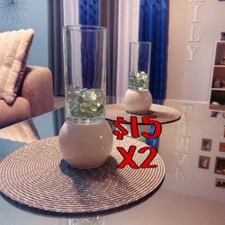 Vase Decor With Gems