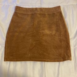 F21 Suede Skirt