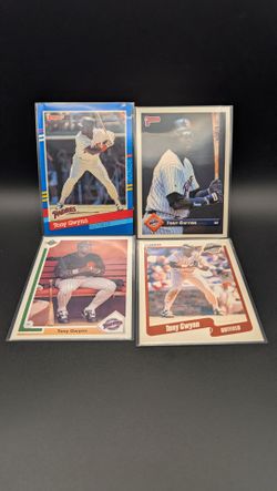 Tony Gwynn San Diego Padres Baseball Cards Lot of 4