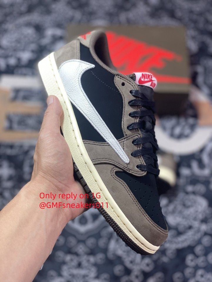 Travis Scott x Air Jordan 1 Low 'Mocha'