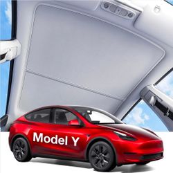2020-2025 Tesla Model Y Accessories Sunshade Roof, Interior Gray