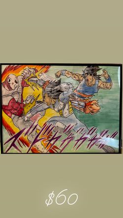 Goku And Vegeta vs. Jiren Hand Drawn Poster