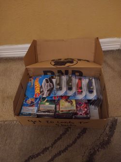 Hot wheels toys / dragon Ball z/pokemon/Konami cards still new