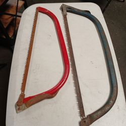 Bow Saws (2)   1 is 20" n 1 is 24"