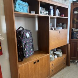 Mid-Century Teak Display Case 