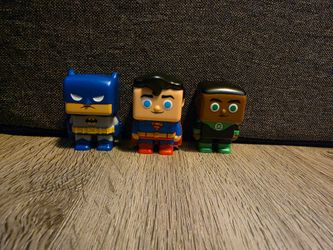 3 DC 2026 Wendy's Toy Figures
