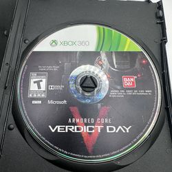 Armored Core Verdict Day (Xbox 360, Disc Only)