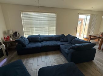 Blue couch