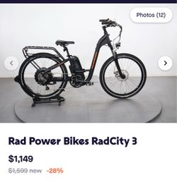 Rad Power Bikes RadCity 3 Electric Bike