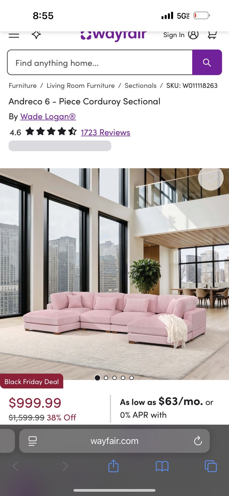 Pink Couch