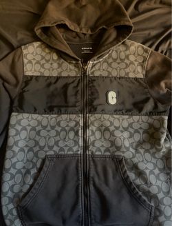 Medium coach zip up hoodie