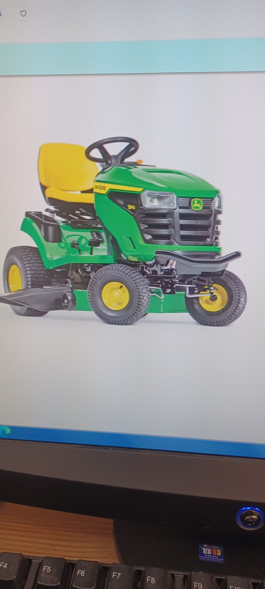 New 2025 John Deere S 140 Riding Lawn Mower Tractor 48 Inch Cutting Deck 22 Horse Engine