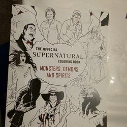 Super Natural Coloring Book Monsters Demons And Spirits