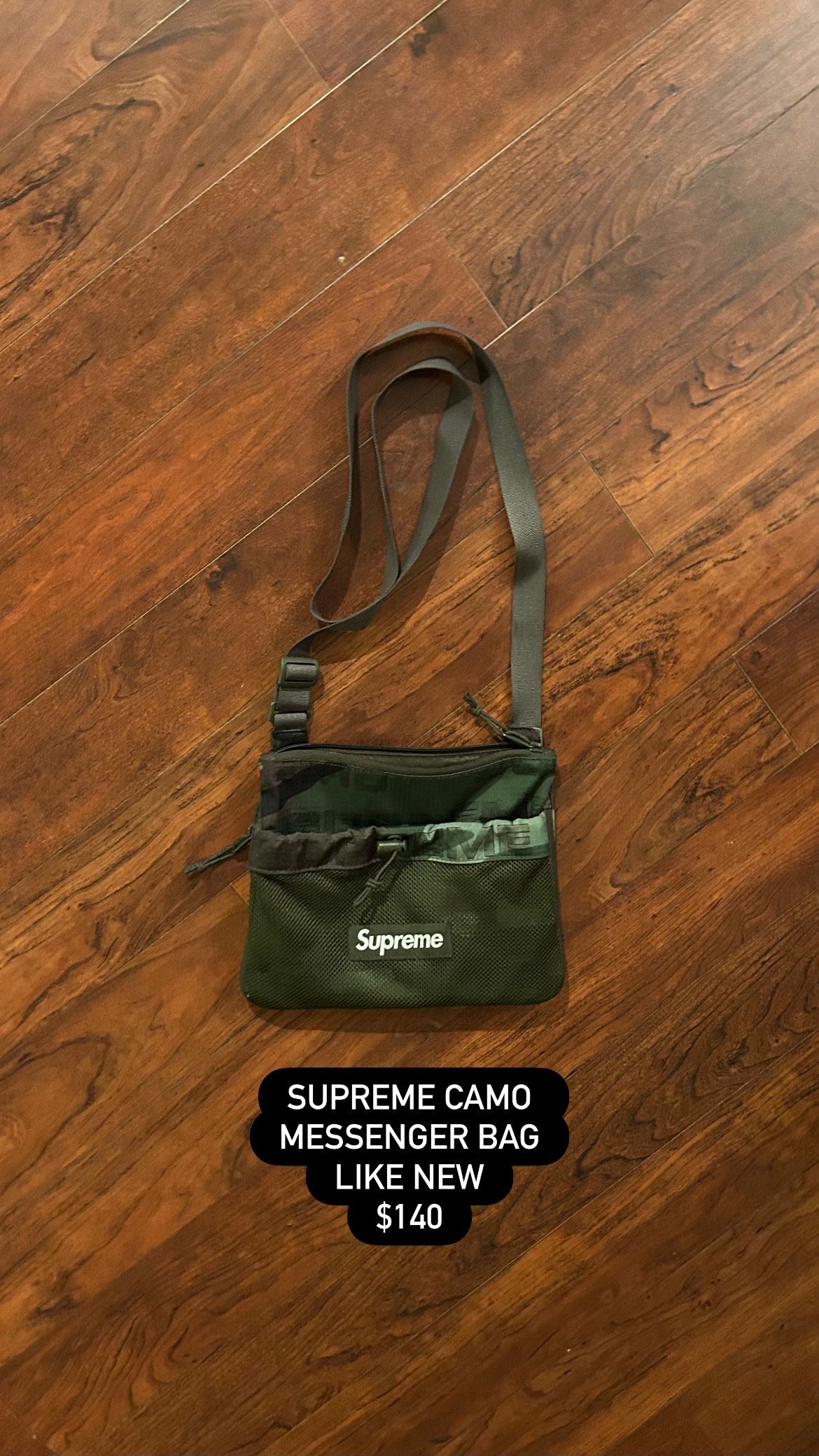 Supreme Camo Messenger Bag Never Used 