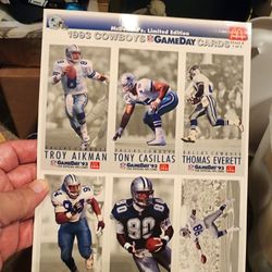 Dallas Cowboys McDonald's Uncut Sheet 