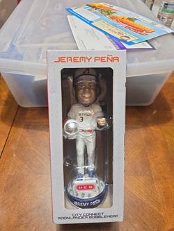 Houston Astros Jeremy Pena Moon Lander City Connect Bobblehead SGA 