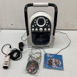 Singing Machine Classic Series Karaoke System (SML505) – Works Great! Lights, Mic, & Frozen CD Included
