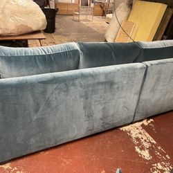 Sofases Nuevos Azul Velvet 